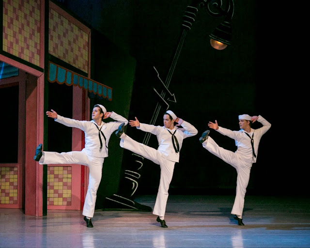Stars of American Ballet in 'Fancy Free' by Jerome Robbins Photo by Sharon Bradford